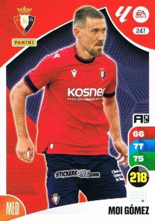 Sticker Moi Gómez - LaLiga 2024-2025. Adrenalyn XL
 n. 247 - Panini