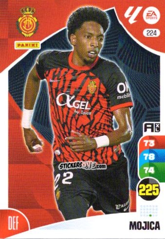 Cromo Mojica - LaLiga 2024-2025. Adrenalyn XL
 n. 224 - Panini
