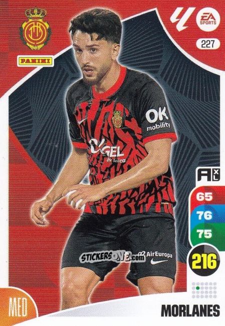 Sticker Morlanes - LaLiga 2024-2025. Adrenalyn XL
 n. 227 - Panini