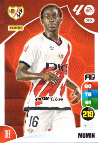Sticker Mumin - LaLiga 2024-2025. Adrenalyn XL
 n. 258 - Panini