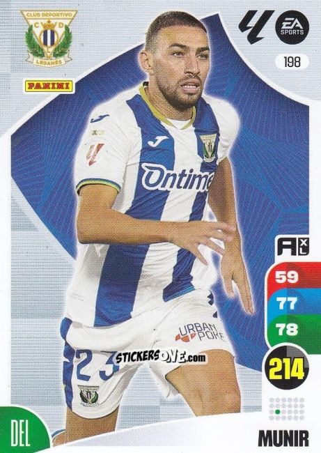 Figurina Munir - LaLiga 2024-2025. Adrenalyn XL
 n. 198 - Panini