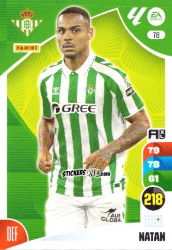 Sticker Natan - LaLiga 2024-2025. Adrenalyn XL
 n. 78 - Panini