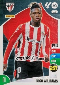 Sticker Nico Williams - LaLiga 2024-2025. Adrenalyn XL
 n. 36 - Panini