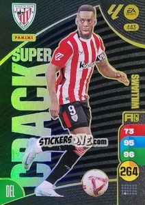 Sticker Nico Williams - LaLiga 2024-2025. Adrenalyn XL
 n. 443 - Panini