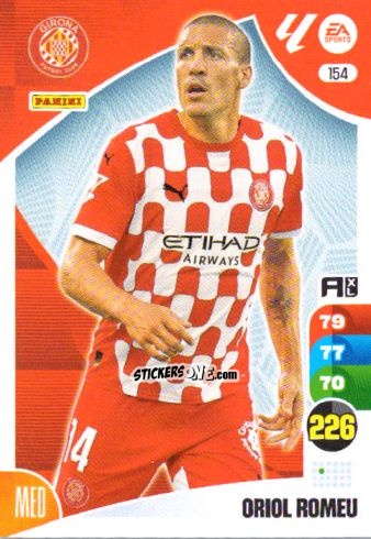 Sticker Oriol Romeu - LaLiga 2024-2025. Adrenalyn XL
 n. 154 - Panini