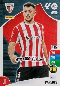 Cromo Paredes - LaLiga 2024-2025. Adrenalyn XL
 n. 26 - Panini