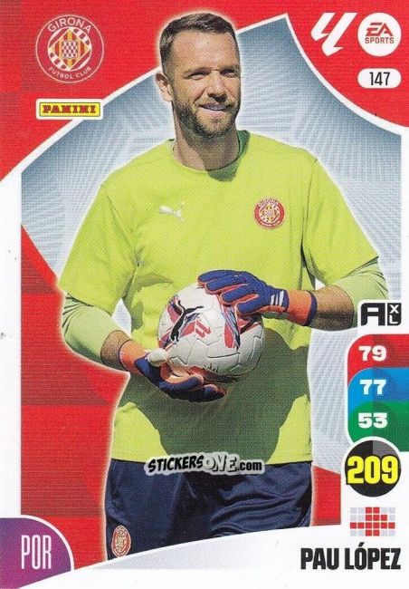 Sticker Pau López - LaLiga 2024-2025. Adrenalyn XL
 n. 147 - Panini