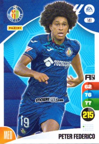 Sticker Peter Federico - LaLiga 2024-2025. Adrenalyn XL
 n. 141 - Panini