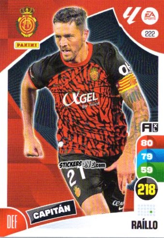 Sticker Raíllo - LaLiga 2024-2025. Adrenalyn XL
 n. 222 - Panini