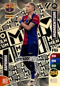 Sticker Raphinha - LaLiga 2024-2025. Adrenalyn XL
 n. M5 - Panini