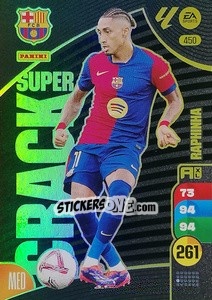 Sticker Raphinha - LaLiga 2024-2025. Adrenalyn XL
 n. 450 - Panini
