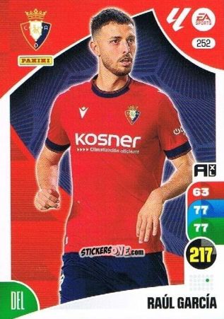 Sticker Raúl García - LaLiga 2024-2025. Adrenalyn XL
 n. 252 - Panini