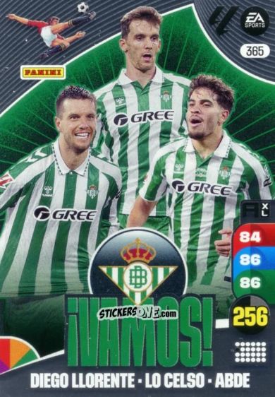 Figurina Real Betis - LaLiga 2024-2025. Adrenalyn XL
 n. 365 - Panini
