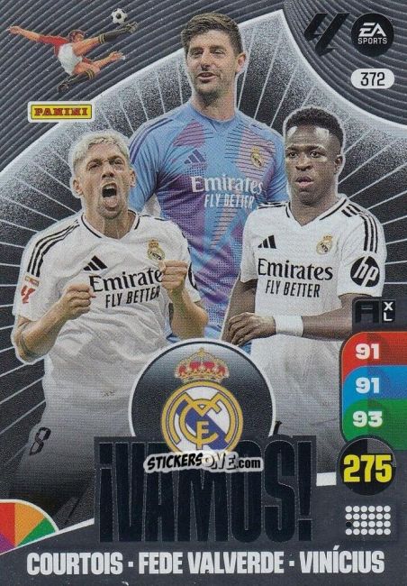 Sticker Real Madrid - LaLiga 2024-2025. Adrenalyn XL
 n. 372 - Panini