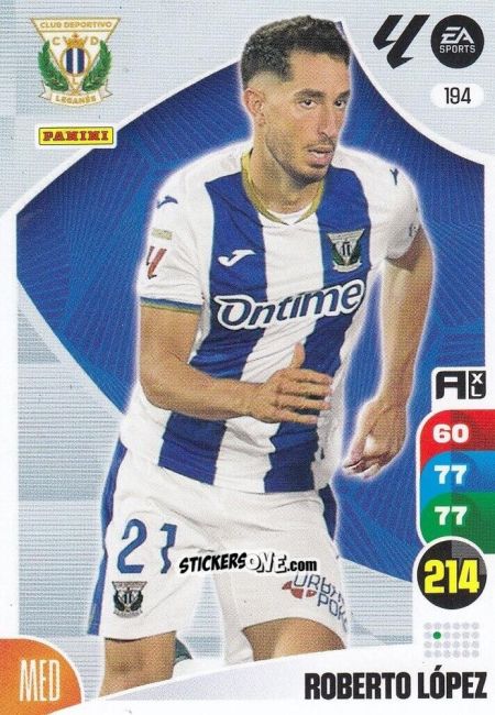 Sticker Roberto López - LaLiga 2024-2025. Adrenalyn XL
 n. 194 - Panini