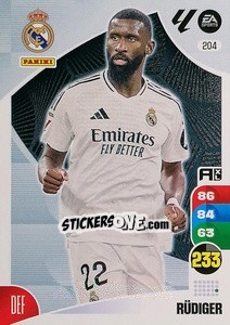 Sticker Rüdiger - LaLiga 2024-2025. Adrenalyn XL
 n. 204 - Panini