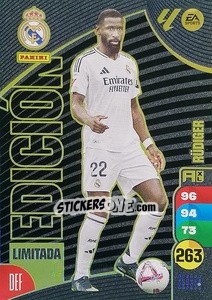 Sticker Rüdiger - LaLiga 2024-2025. Adrenalyn XL
 n. LE6 - Panini