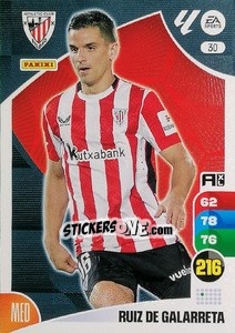 Sticker Ruíz de Galarreta - LaLiga 2024-2025. Adrenalyn XL
 n. 30 - Panini