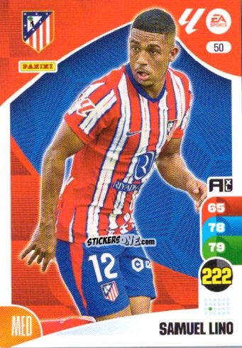 Sticker Samuel Lino - LaLiga 2024-2025. Adrenalyn XL
 n. 50 - Panini