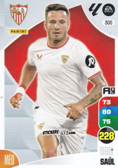 Sticker Saúl - LaLiga 2024-2025. Adrenalyn XL
 n. 300 - Panini