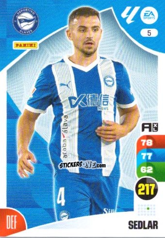 Sticker Sedlar - LaLiga 2024-2025. Adrenalyn XL
 n. 5 - Panini