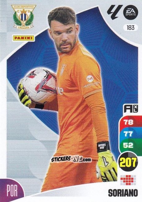 Sticker Soriano - LaLiga 2024-2025. Adrenalyn XL
 n. 183 - Panini