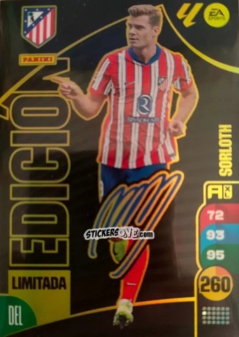 Sticker Sørloth - LaLiga 2024-2025. Adrenalyn XL
 n. LE19 - Panini