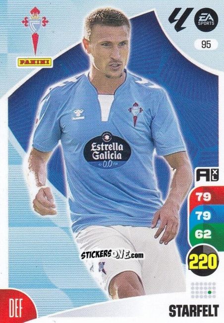 Sticker Starfelt - LaLiga 2024-2025. Adrenalyn XL
 n. 95 - Panini