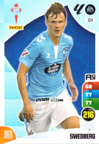 Sticker Swedberg - LaLiga 2024-2025. Adrenalyn XL
 n. 104 - Panini