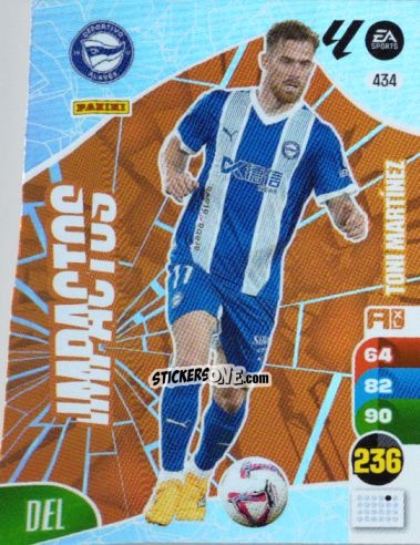 Sticker Toni Martínez - LaLiga 2024-2025. Adrenalyn XL
 n. 434 - Panini