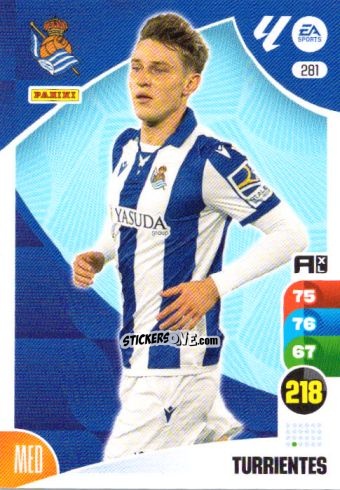 Cromo Turrientes - LaLiga 2024-2025. Adrenalyn XL
 n. 281 - Panini