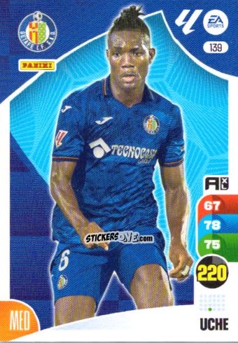 Sticker Uche - LaLiga 2024-2025. Adrenalyn XL
 n. 139 - Panini