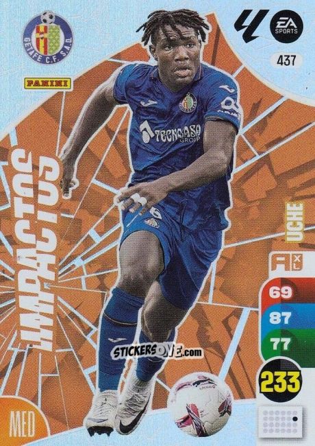 Sticker Uche - LaLiga 2024-2025. Adrenalyn XL
 n. 437 - Panini