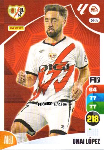 Cromo Unai López - LaLiga 2024-2025. Adrenalyn XL
 n. 263 - Panini