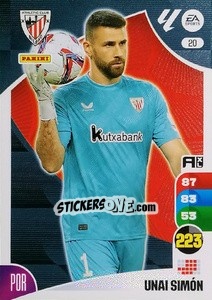 Sticker Unai Simón - LaLiga 2024-2025. Adrenalyn XL
 n. 20 - Panini