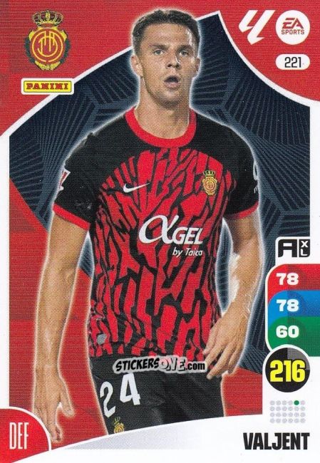 Sticker Valjent - LaLiga 2024-2025. Adrenalyn XL
 n. 221 - Panini