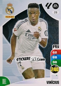 Sticker Vinícius Jr. - LaLiga 2024-2025. Adrenalyn XL
 n. 216 - Panini