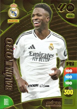 Cromo Vinícius Jr. - LaLiga 2024-2025. Adrenalyn XL
 n. 474 - Panini