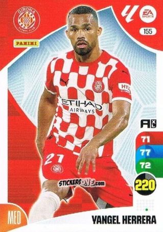 Sticker Yangel Herrera - LaLiga 2024-2025. Adrenalyn XL
 n. 155 - Panini