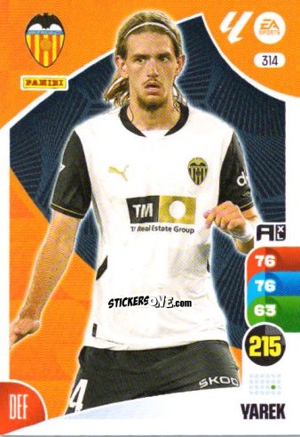 Sticker Yarek - LaLiga 2024-2025. Adrenalyn XL
 n. 314 - Panini