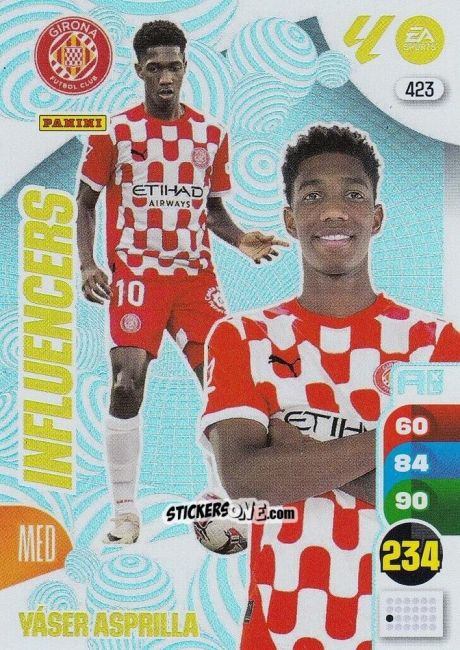 Sticker Yáser Asprilla - LaLiga 2024-2025. Adrenalyn XL
 n. 423 - Panini