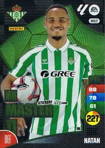 Sticker Natan - LaLiga 2024-2025. Adrenalyn XL
 n. NM2 - Panini