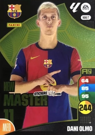 Sticker Dani Olmo - LaLiga 2024-2025. Adrenalyn XL
 n. NM7 - Panini