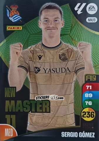 Sticker Sergio Gomez - LaLiga 2024-2025. Adrenalyn XL
 n. NM8 - Panini