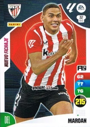 Sticker Maroan Sannadi - LaLiga 2024-2025. Adrenalyn XL
 n. 32BIS - Panini