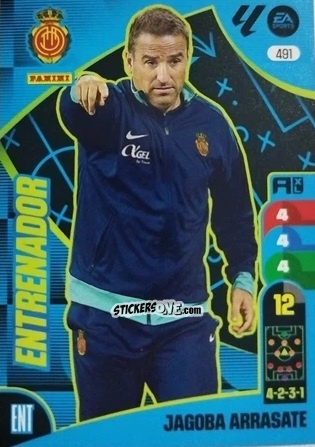 Sticker Jagoba Arrasate - LaLiga 2024-2025. Adrenalyn XL
 n. 491 - Panini