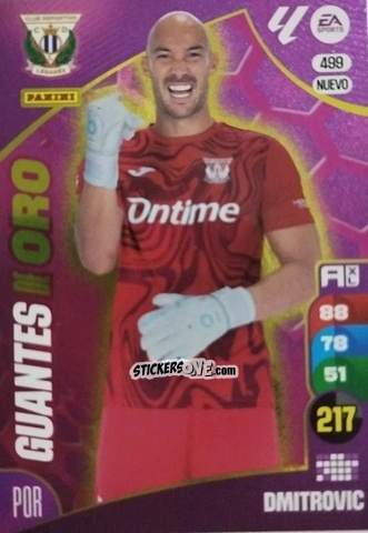 Cromo Dmitrovic - LaLiga 2024-2025. Adrenalyn XL
 n. 499 - Panini