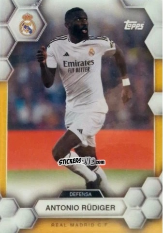 Sticker Antonio Rüdiger -  Real Madrid 2024-2025 Fan Set
 n. 6 - Topps