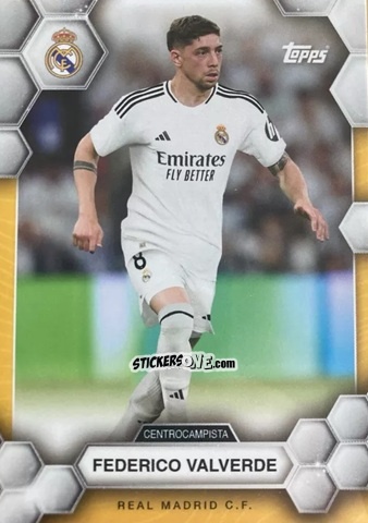 Sticker Federico Valverde -  Real Madrid 2024-2025 Fan Set
 n. 10 - Topps