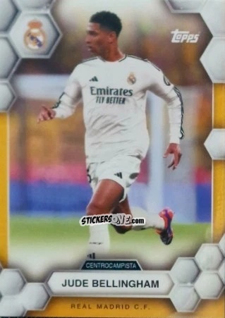 Sticker Jude Bellingham -  Real Madrid 2024-2025 Fan Set
 n. 14 - Topps